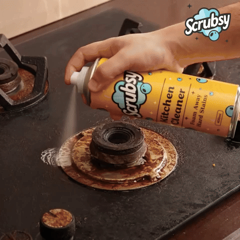 India's #1 Foam-Based Complete Kitchen Cleaner & Disinfectant (BOGO 1+1✨)